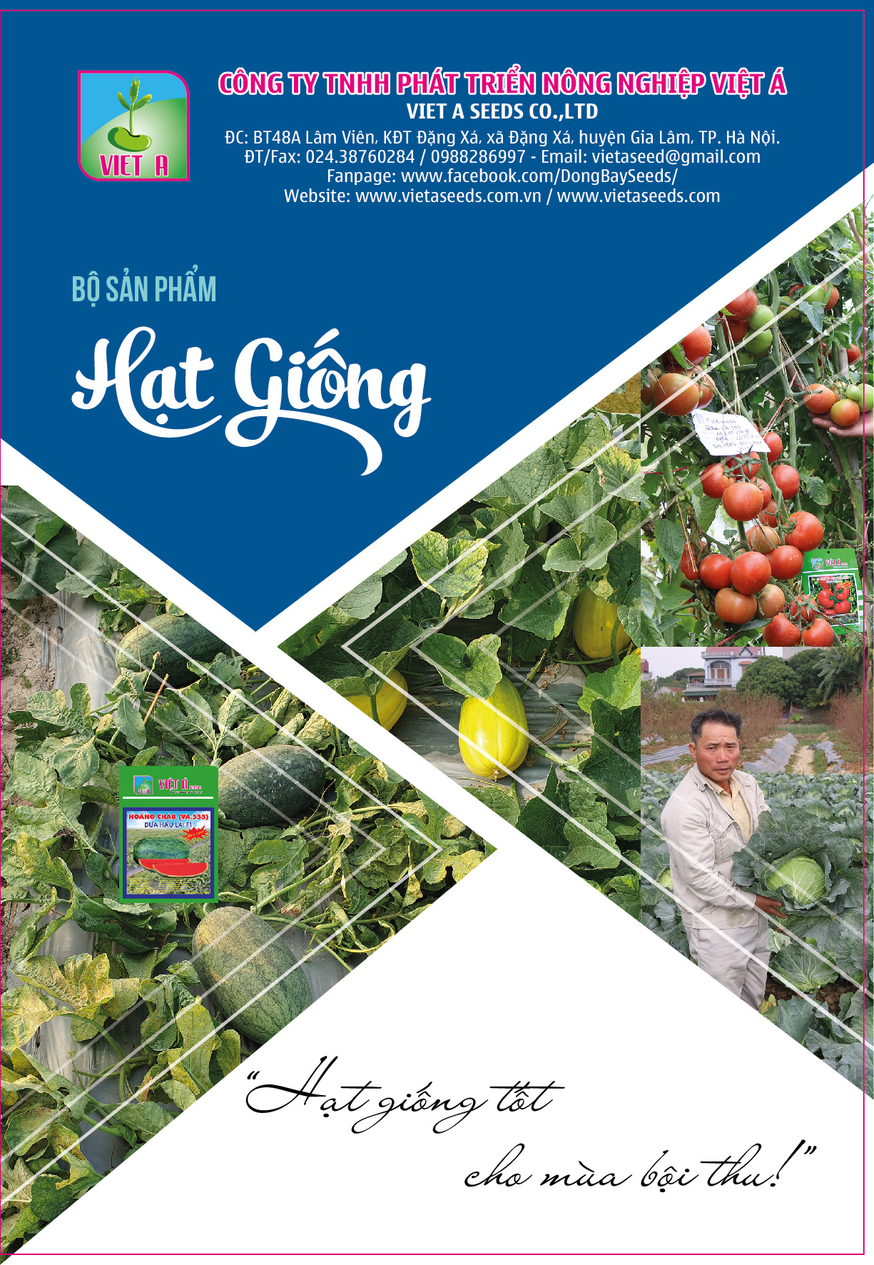 Danh mục sản phẩm Việt Á Seeds  2020 - Catalouge