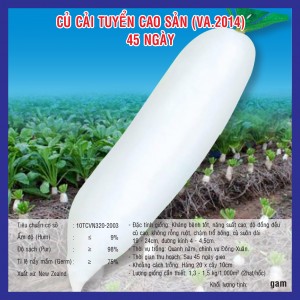 White radish VA 2014