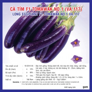 LONG EGGPLANT F1 TOMAWAK NO.1 VA.117