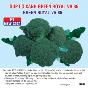 Súp lơ xanh Green Royal VA.86 New 2024 - 2500Hạt