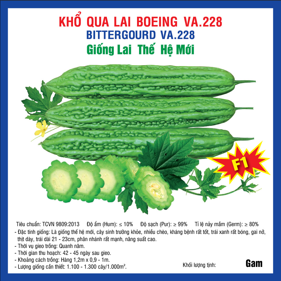 Hạt giống Khổ Qua Lai BOEING (VA.228) 20 gam